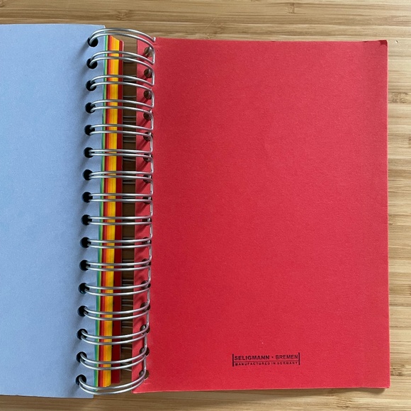 Rainbow Color Notebook 🔸Made in Germany 🔸The Conran Shop🔸Jornal Rare - Picture 9 of 14